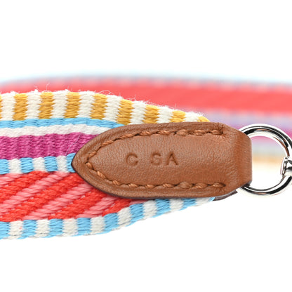 Hermes Toile Swift 25mm Sangle Cavale Shoulder Strap Magnolia Cappucine 5 of 7