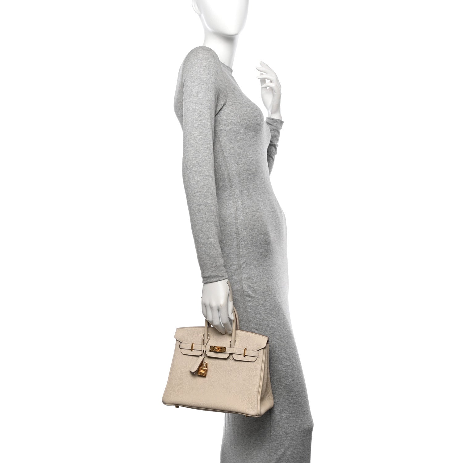 Hermes Togo Birkin 25 Craie 2 of 12