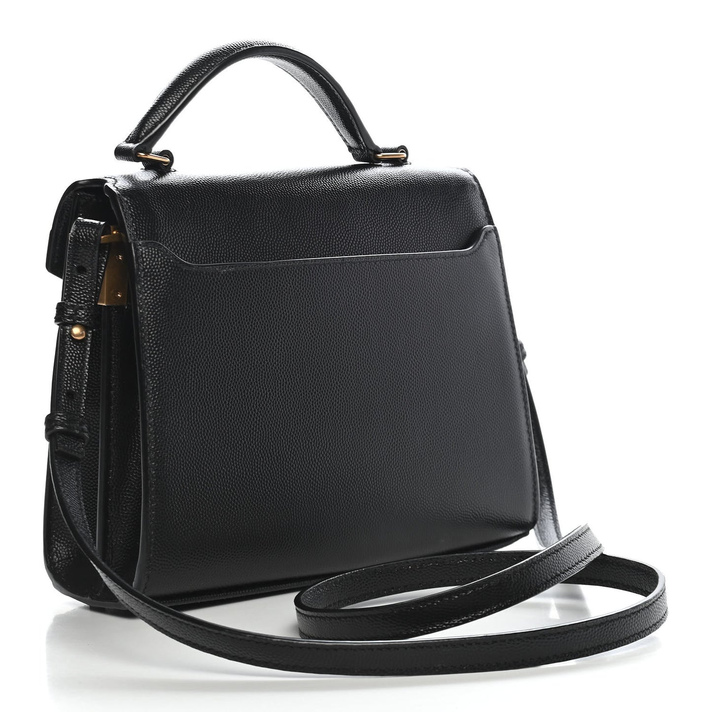 Grain de Poudre Mini Classic Monogram Cassandra Top Handle Black