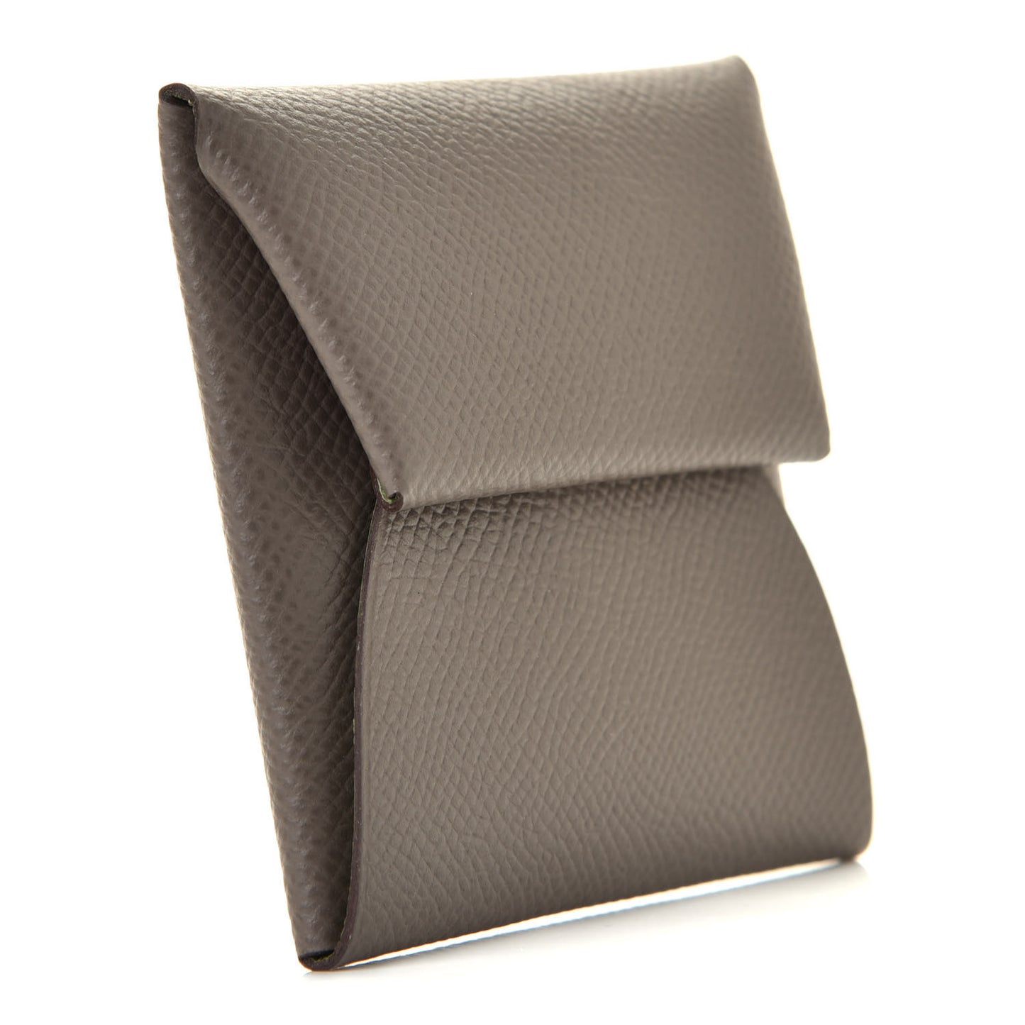 Epsom Bastia Verso Coin Purse Gris Etain Vert Criquet