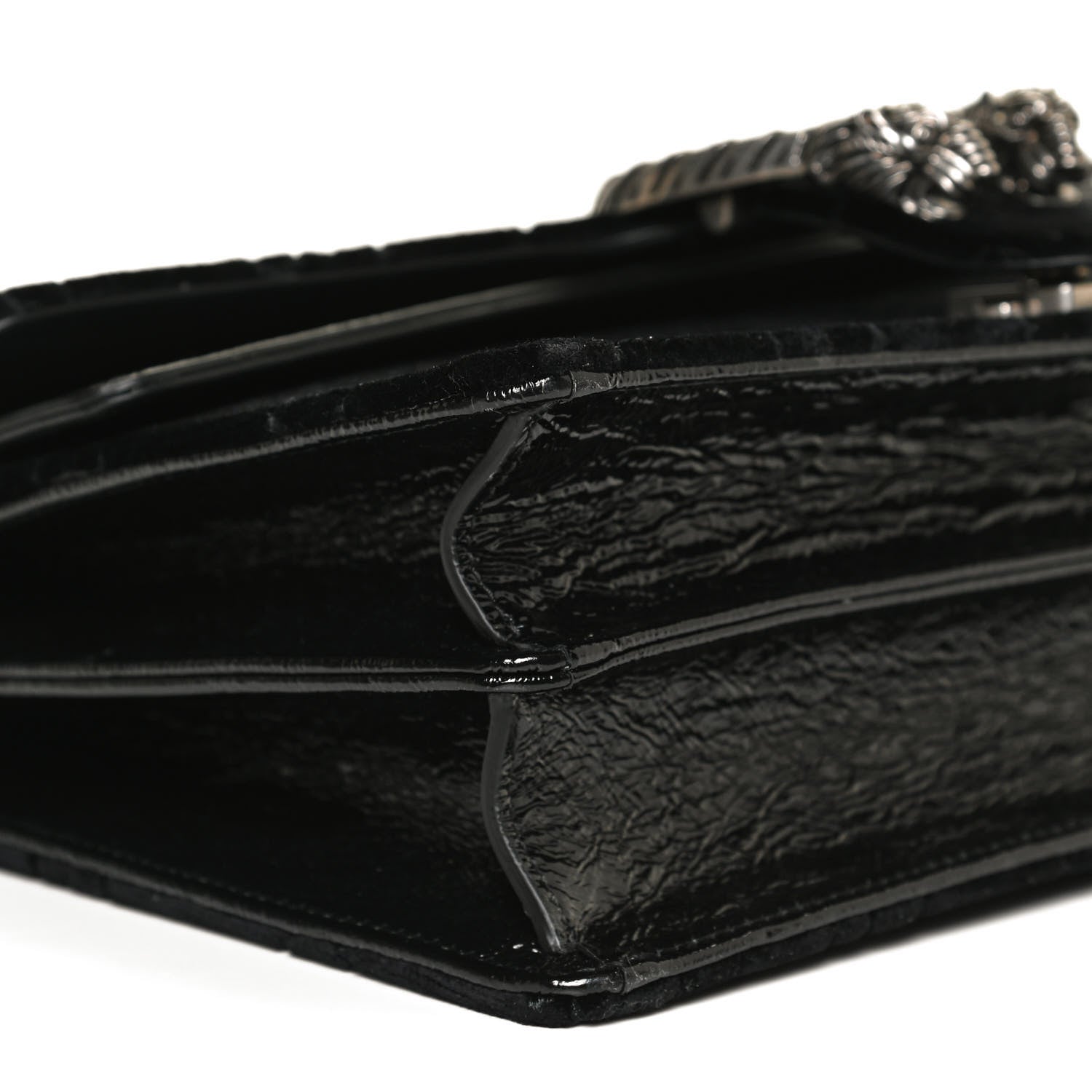 Gucci Velvet GG Monogram Small Dionysus Shoulder Bag Black 10 of 11