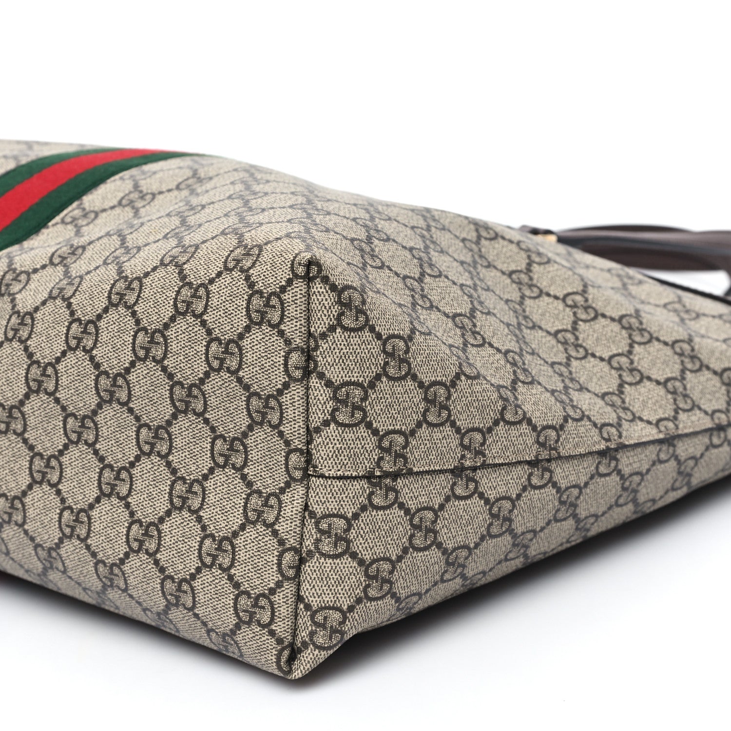 Gucci GG Supreme Monogram Medium Ophidia Shopping Tote Brown 10 of 10