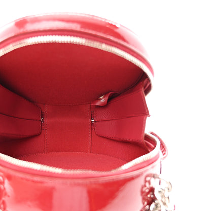 Chanel Patent Round As Earth Evening Bag Red 5 of 12
