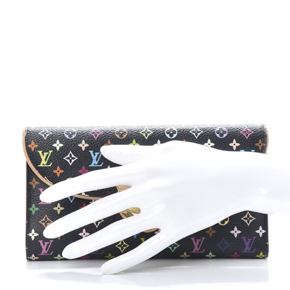 Louis Vuitton Monogram Multicolor Eugenie Wallet Black Grenade 2 of 9