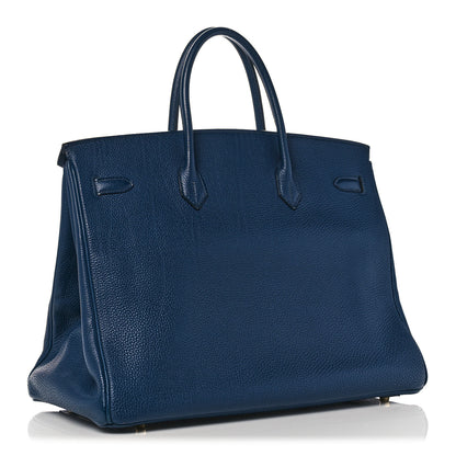 Hermes Togo Birkin 40 Bleu Saphir 3 of 18