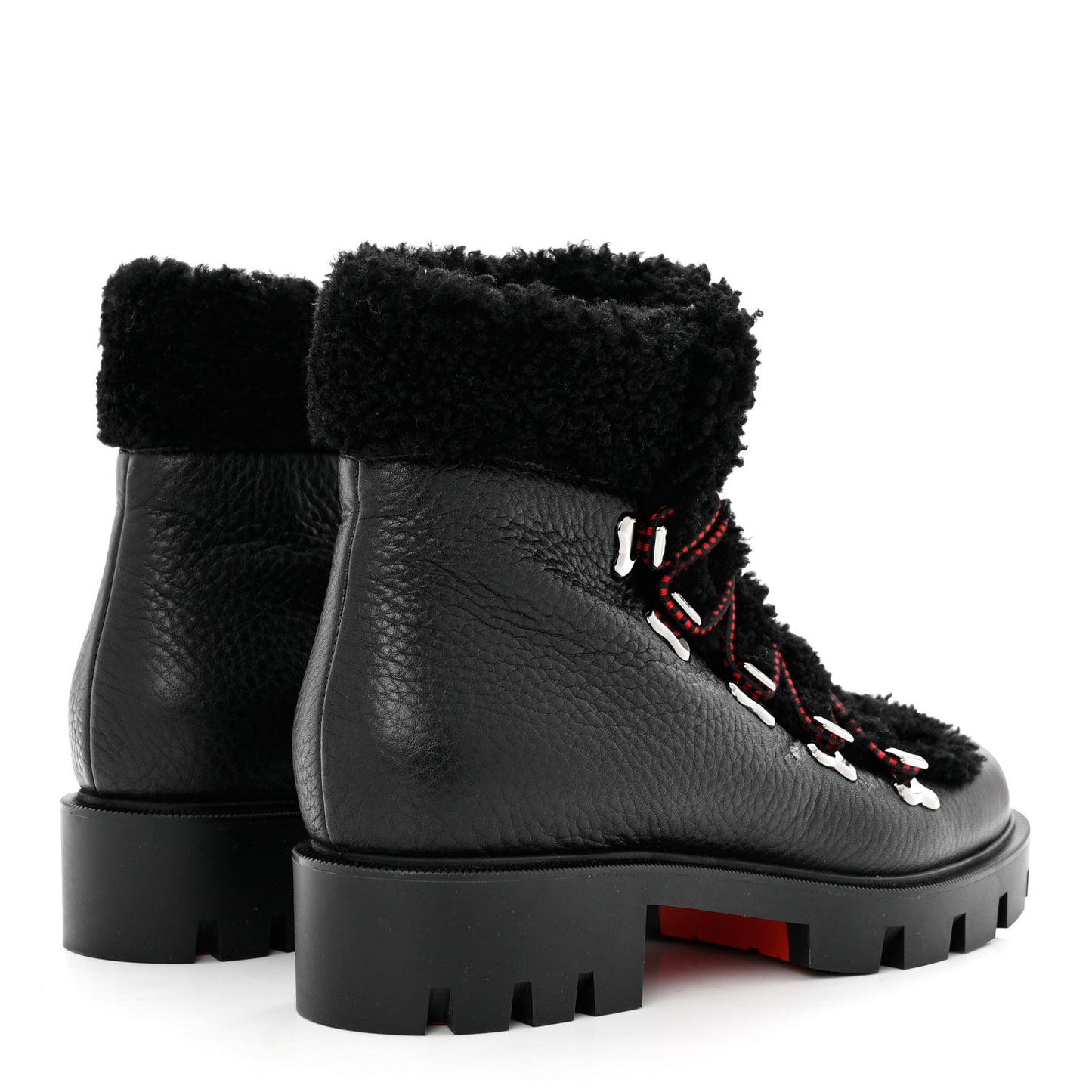 Calfskin Shearling Edelvizir Desert Boots 39 Black