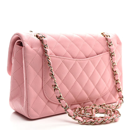 Chanel Caviar Quilted Small Double Flap Pink 3 of 10