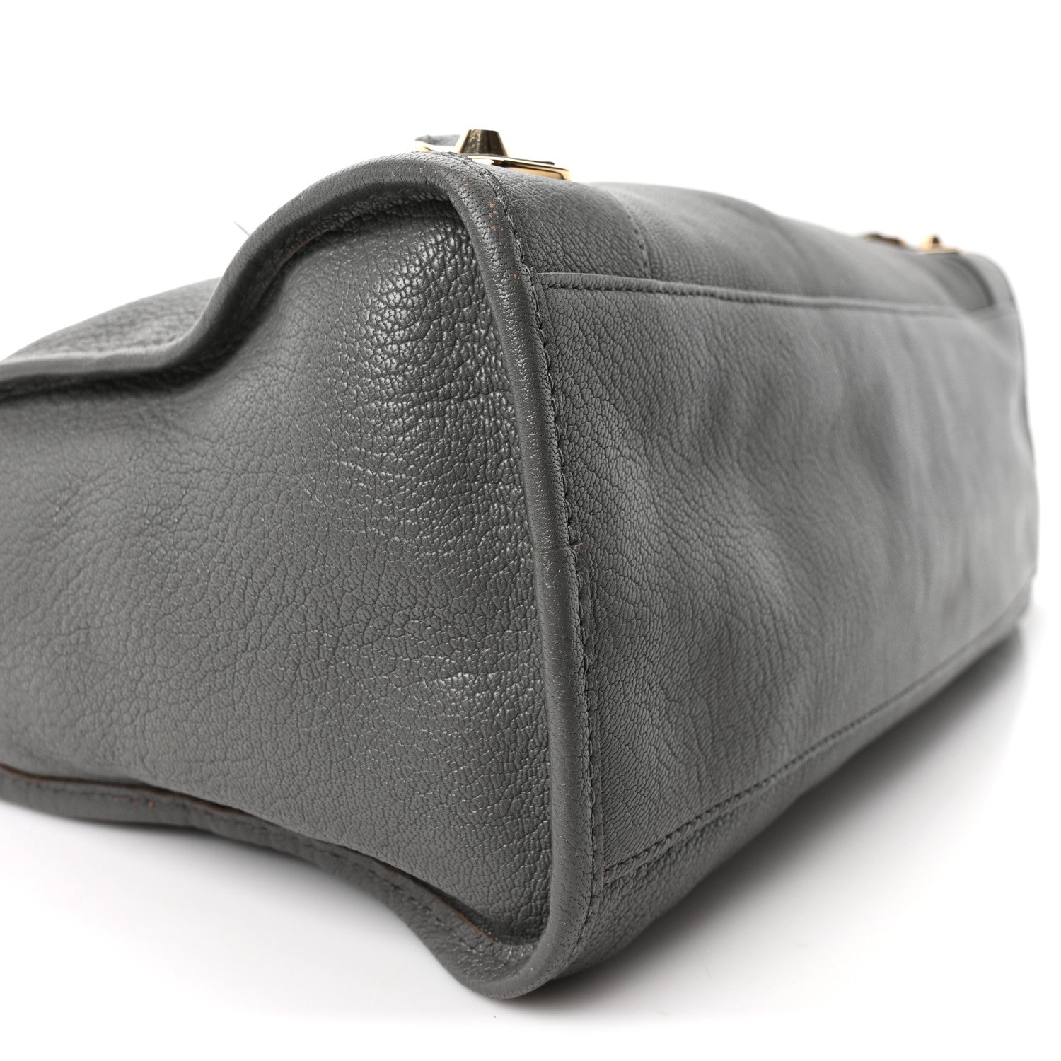 Balenciaga Chevre Gold Metallic Edge Hardware City Gris Acier 10 of 11
