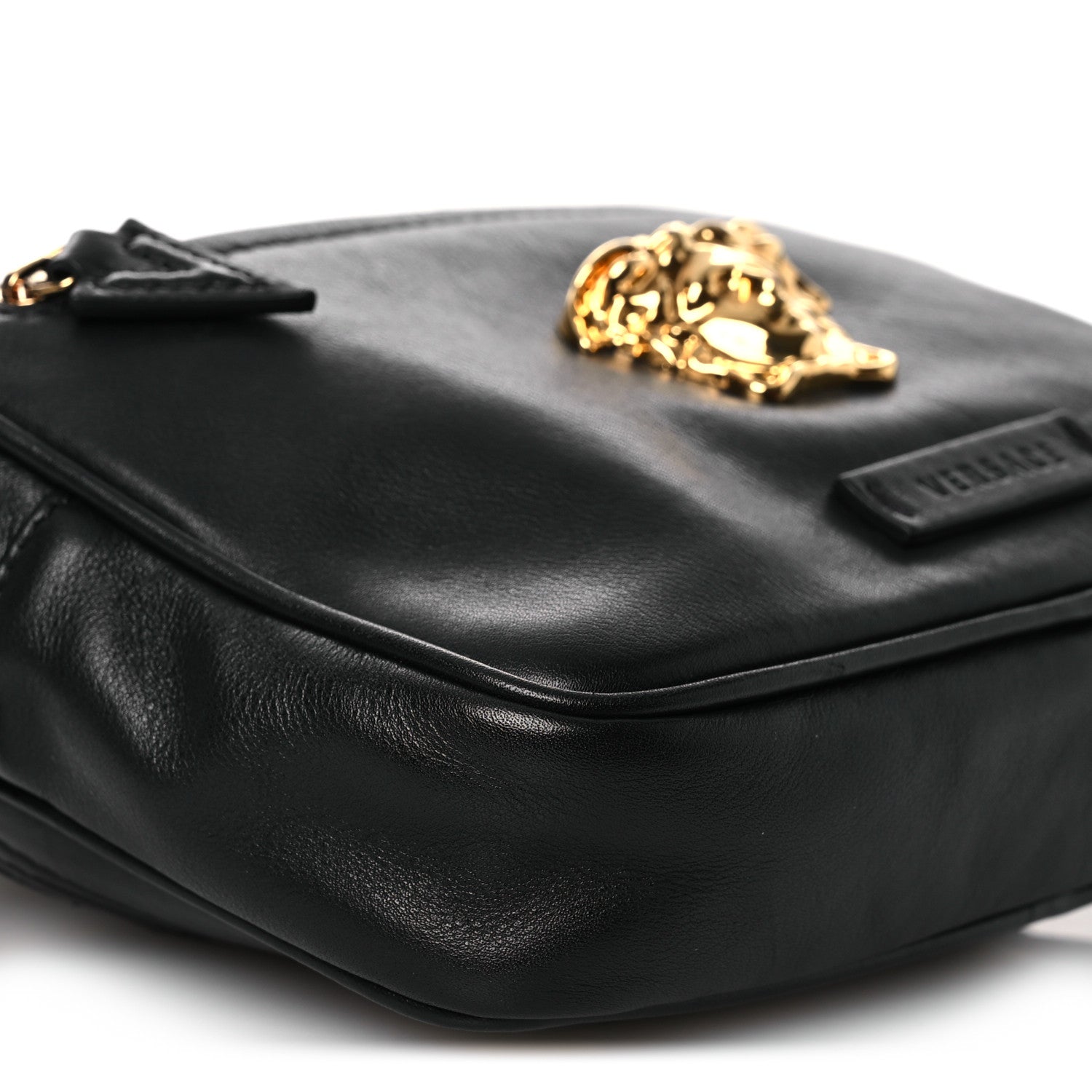 Versace Calfskin La Medusa Belt Bag Black 8 of 9