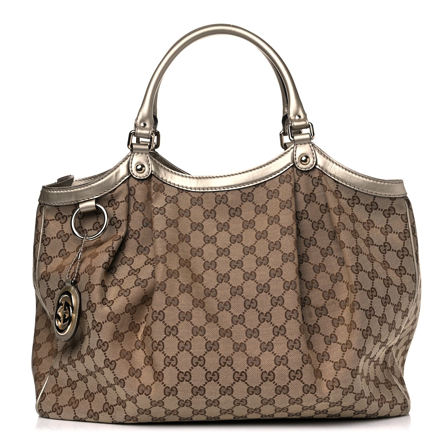 Gucci Monogram Large Sukey Tote Champagne 1 of 19