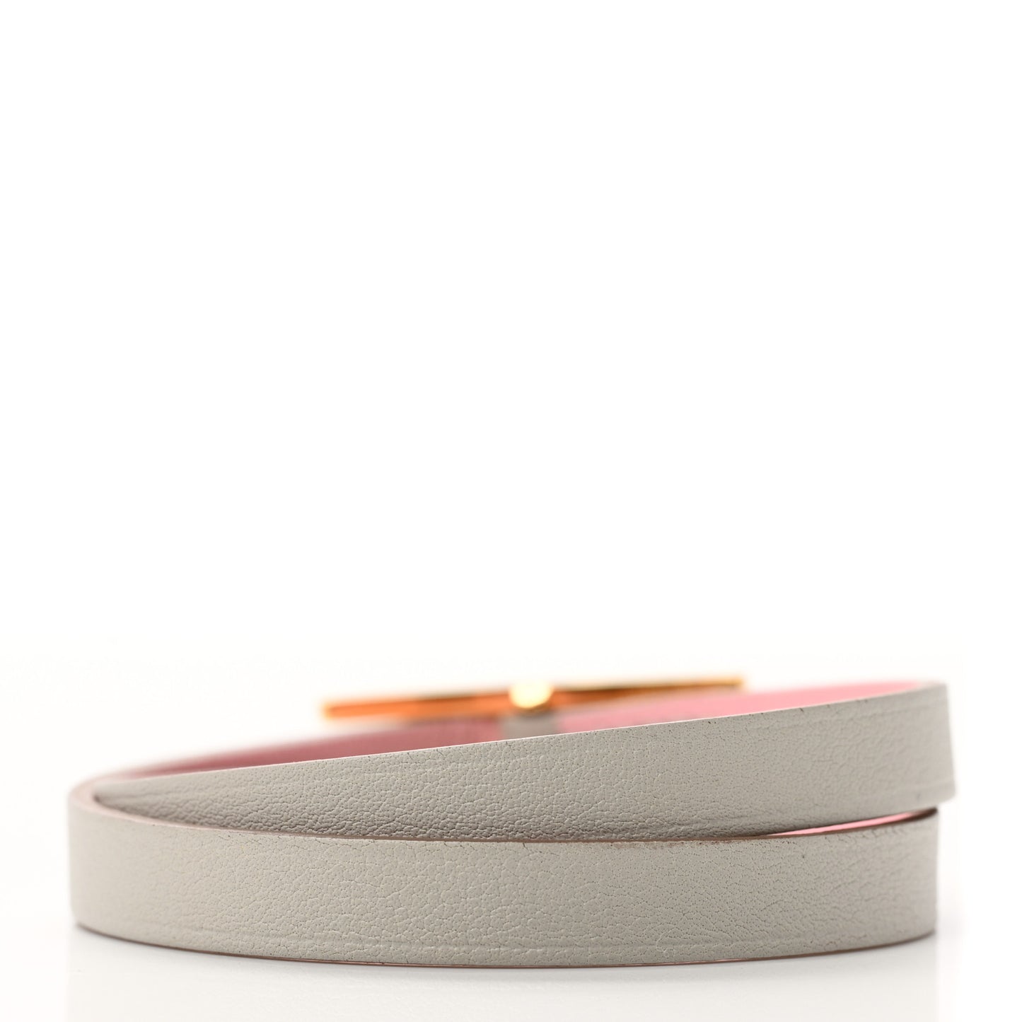 Swift Behapi Double Tour Bracelet T3 Rose Sakura Gris Perle