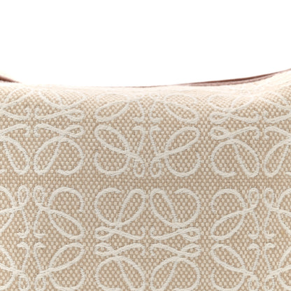 Loewe Jacquard Anagram Calfskin Small Cubi Bag  Ecru Tan 8 of 10
