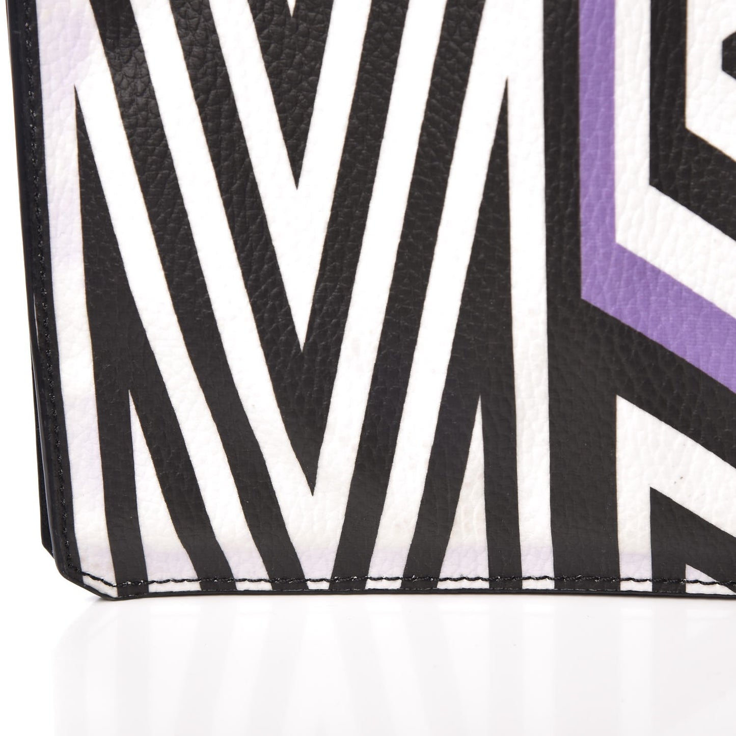Calfskin Tobias Rehberger Print Pouch Purple