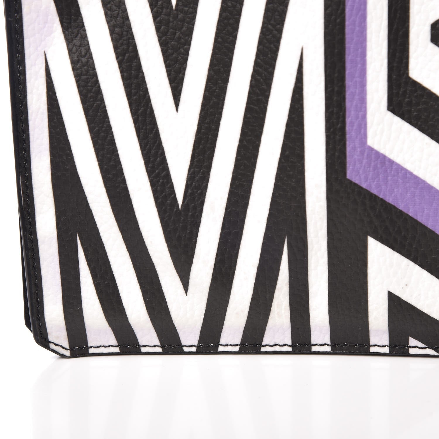 MCM Calfskin Tobias Rehberger Print Pouch Purple 13 of 13