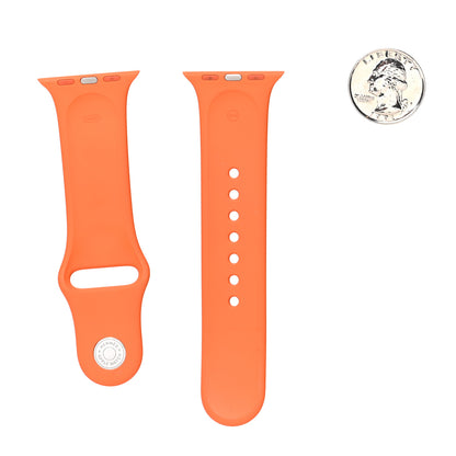 Hermes Silicone 40mm Apple Sports Watch Single Tour Band S/M Orange 2 of 5
