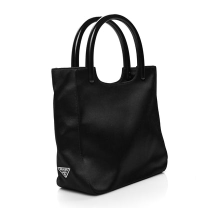 Prada Raso Plexiglass Shoulder Bag Black 3 of 8