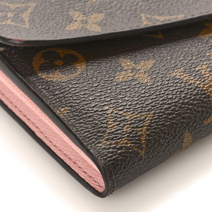 Louis Vuitton Monogram Sarah Wallet NM Rose Ballerine 7 of 12