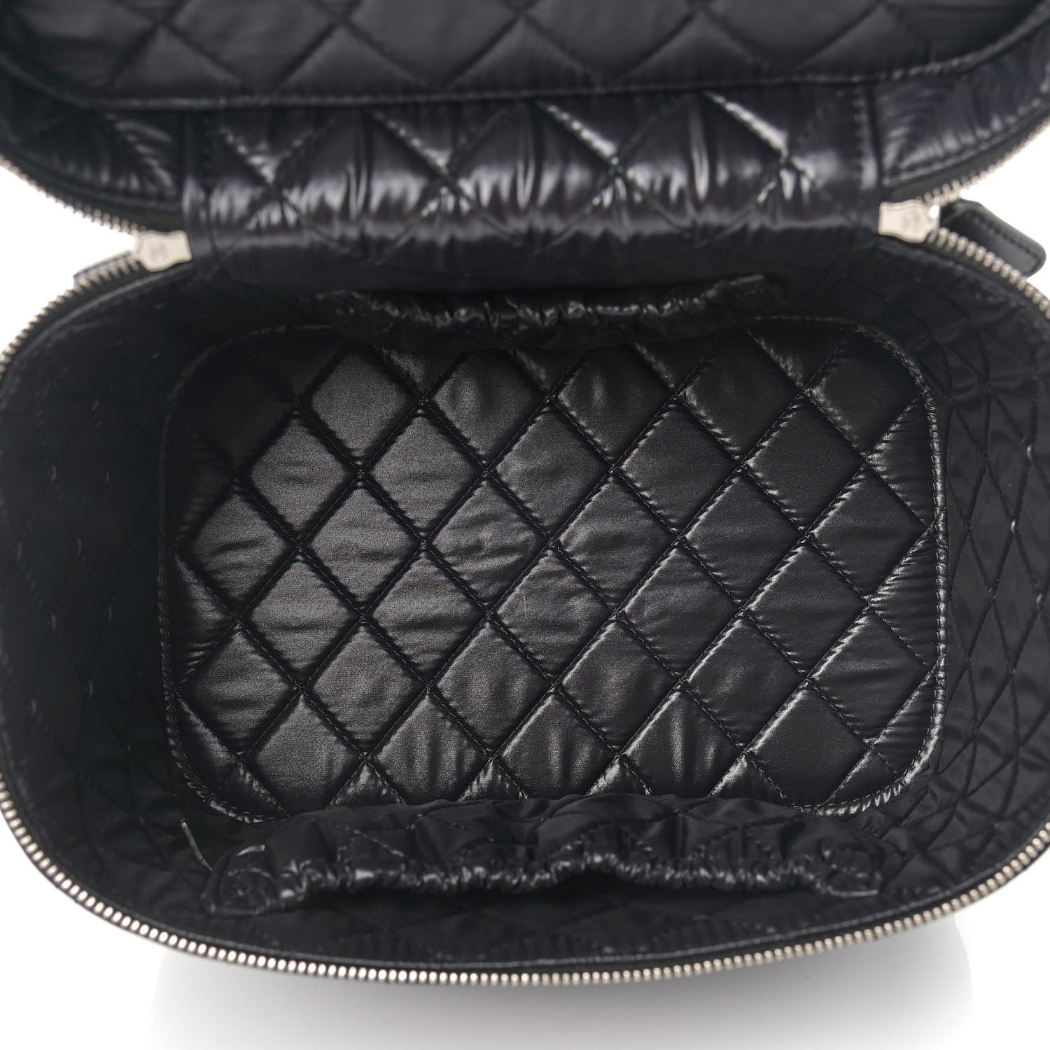 Chanel Lambskin Quilted Large Vanity Pouch Black 5 of 8