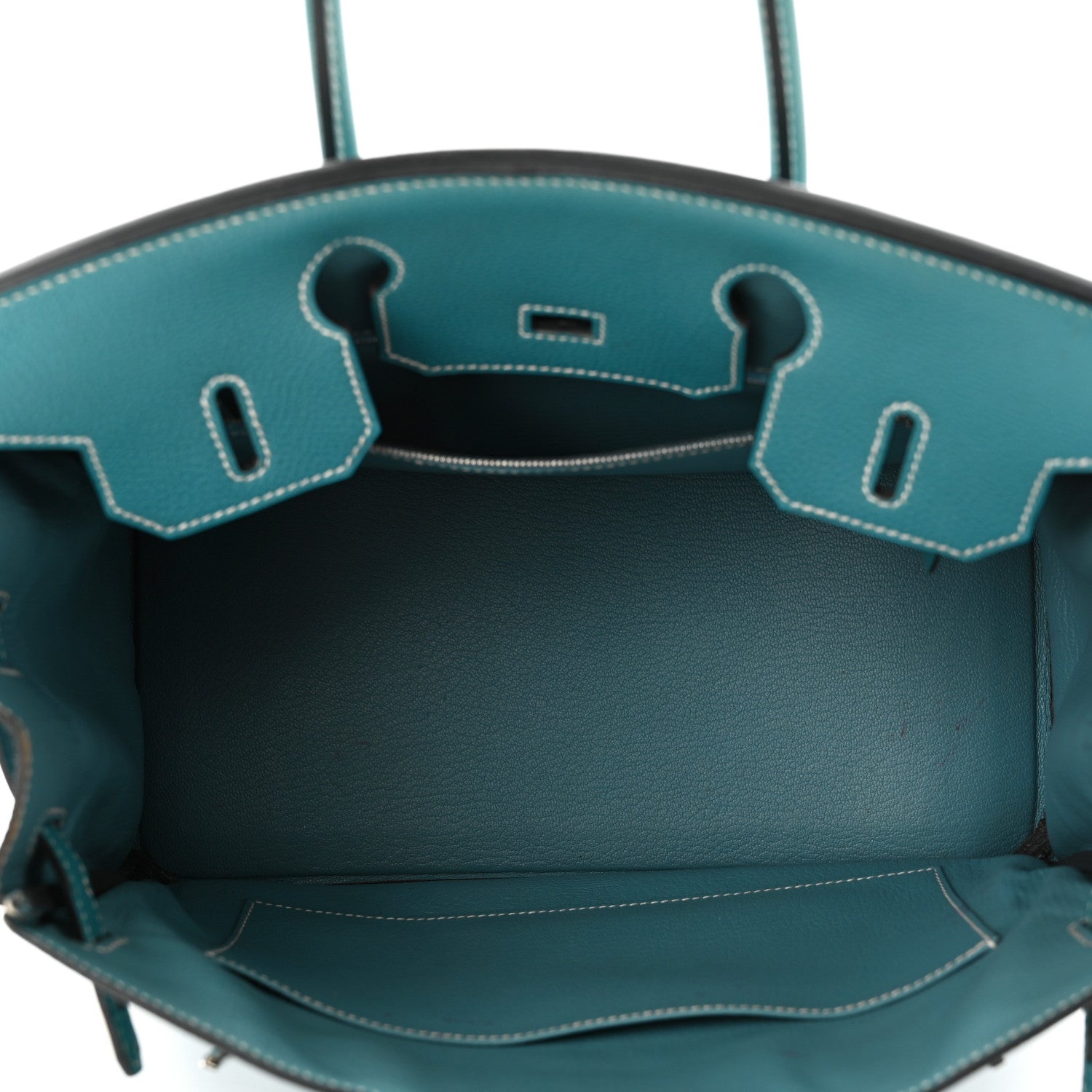 Hermes Togo Birkin 30 Blue Jean 5 of 17