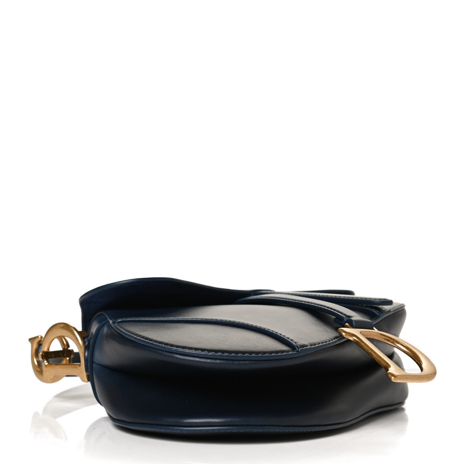 Christian Dior Calfskin Gradient Saddle Bag Indigo Blue 3 of 9