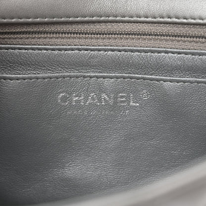 Chanel Metallic Lambskin Quilted Mini Rectangular Flap Silver 6 of 11