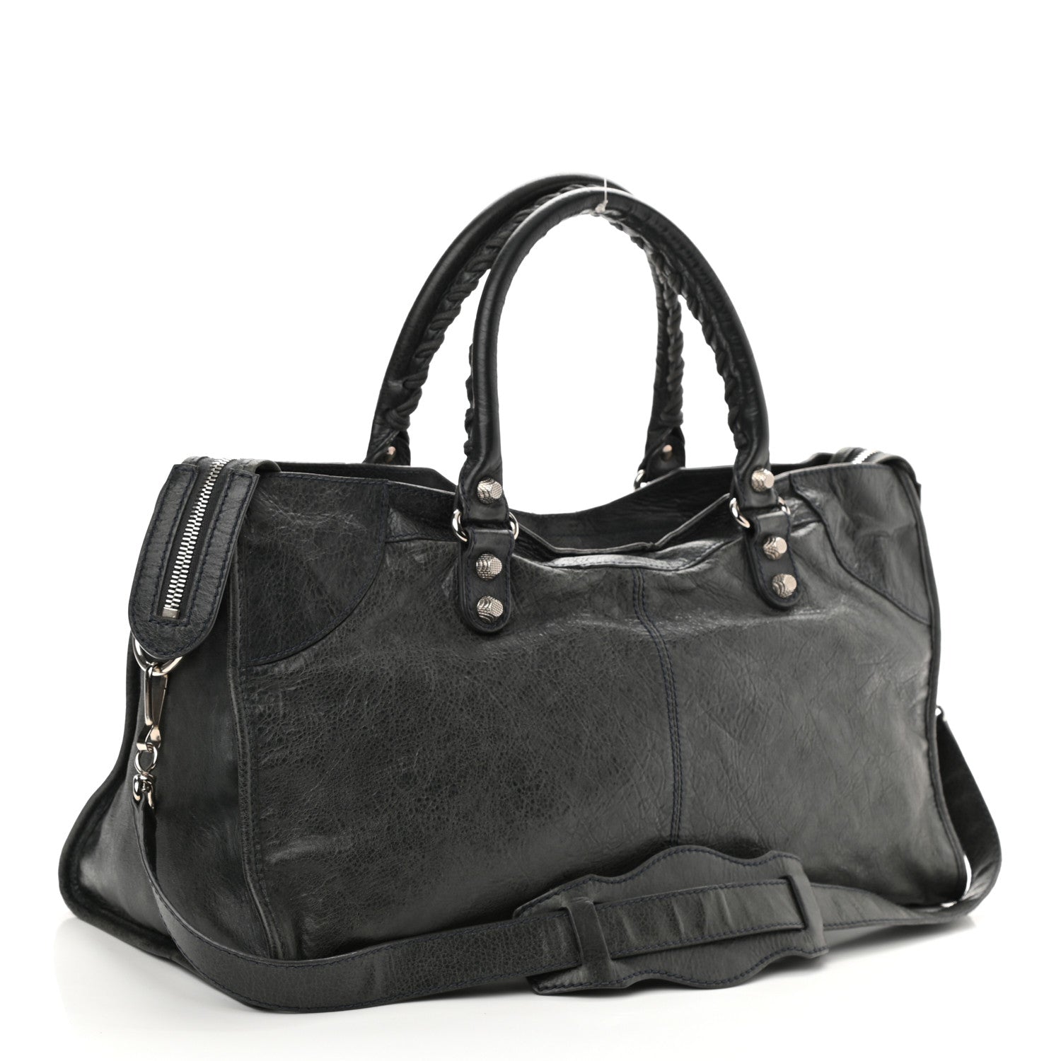 Balenciaga Agneau Giant 12 Silver Hardware Part Time Anthracite 3 of 8
