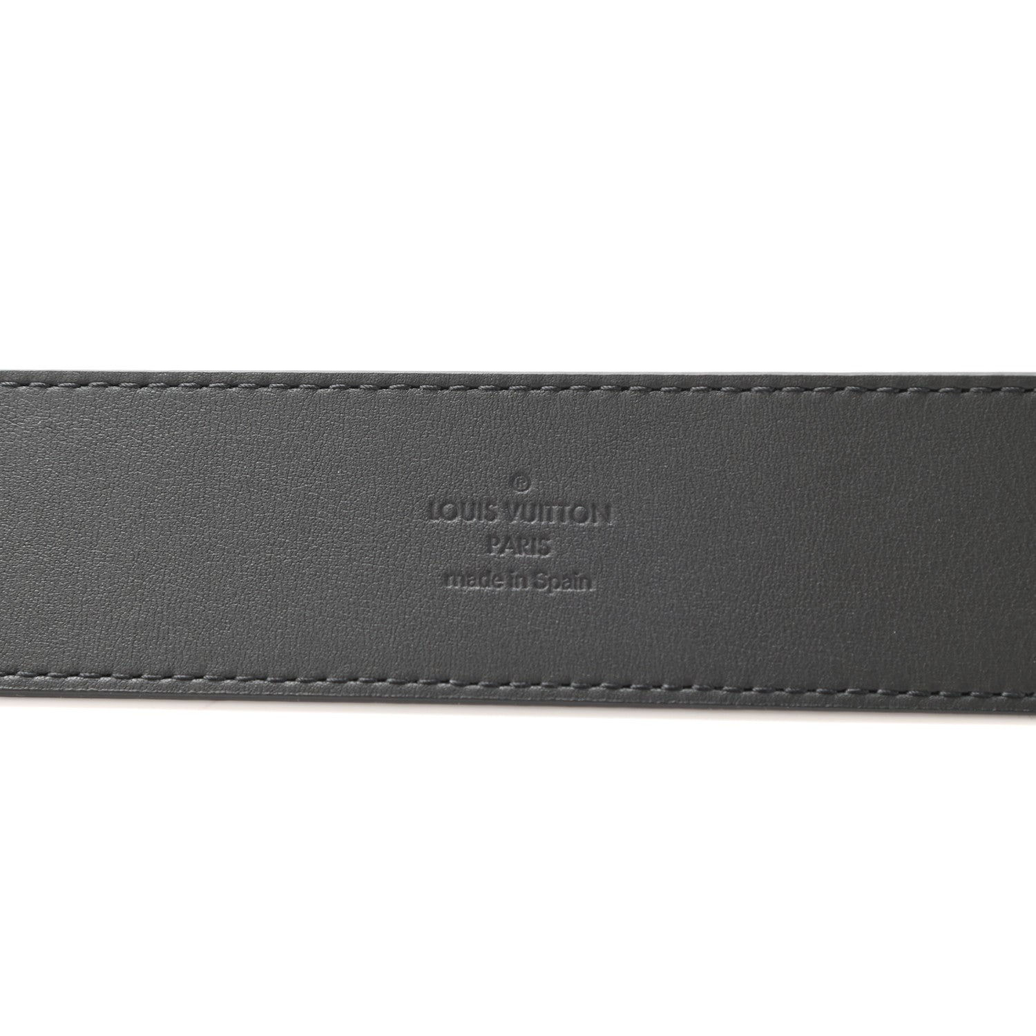 Louis Vuitton Monogram Eclipse Taigarama 40mm LV Initiales Reversible Belt 95 38 Black 6 of 8