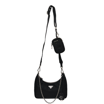 Prada Nylon Re-Edition 2005 Shoulder Bag Black 1 of 8