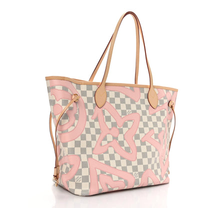 Louis Vuitton Damier Azur Tahitienne Neverfull MM 4 of 10