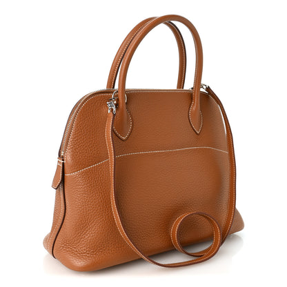 Hermes Taurillon Clemence Bolide 31 Gold 3 of 10