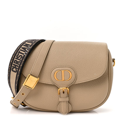 Christian Dior Grained Calfskin Large Bobby Flap Beige 1 of 8