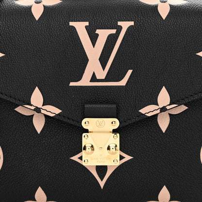 Louis Vuitton Empreinte Monogram Giant Pochette Metis Black Beige 7 of 9