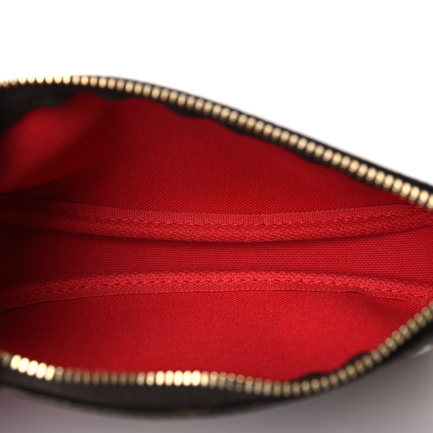 Monogram 2021 Christmas Animation London Mini Pochette Accessories Red