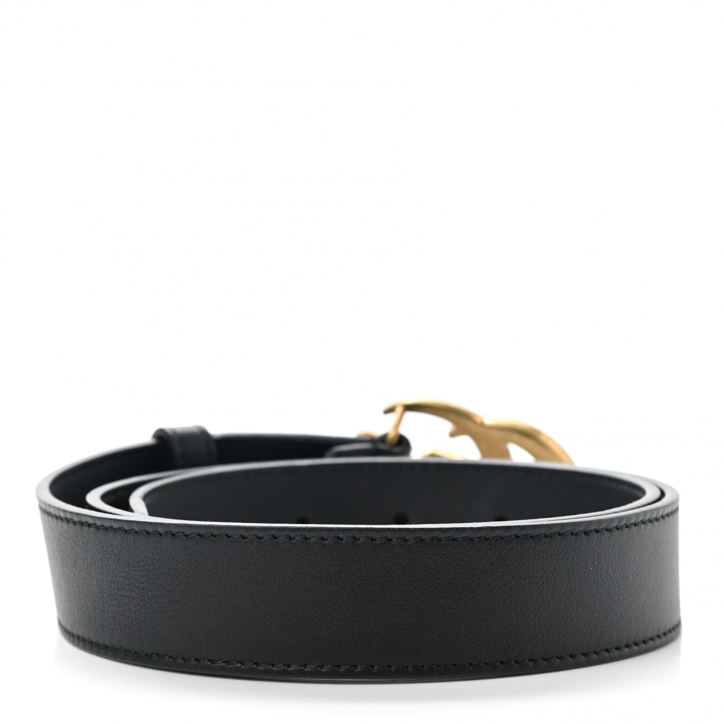 Calfskin Double G 30mm Belt 80 32 Black