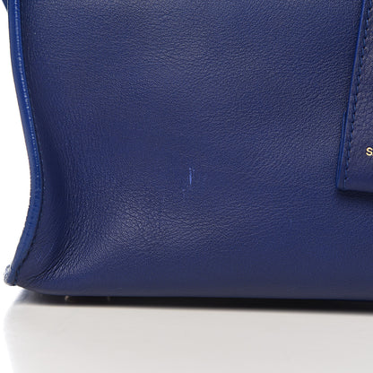 Saint Laurent Calfskin Medium Classic Y Cabas Navy 10 of 16