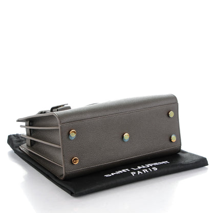Saint Laurent Grained Calfskin Baby Sac De Jour Bronze 4 of 7