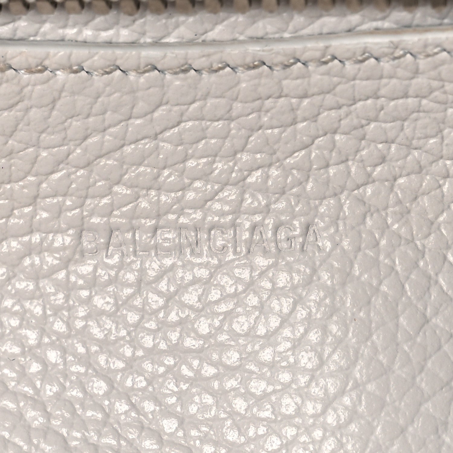 Balenciaga Grained Calfskin Neo Classic Silver Hardware Mini City Chalky White 7 of 10