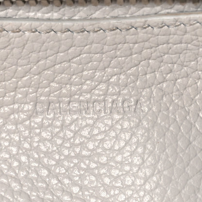 Balenciaga Grained Calfskin Neo Classic Silver Hardware Mini City Chalky White 7 of 10
