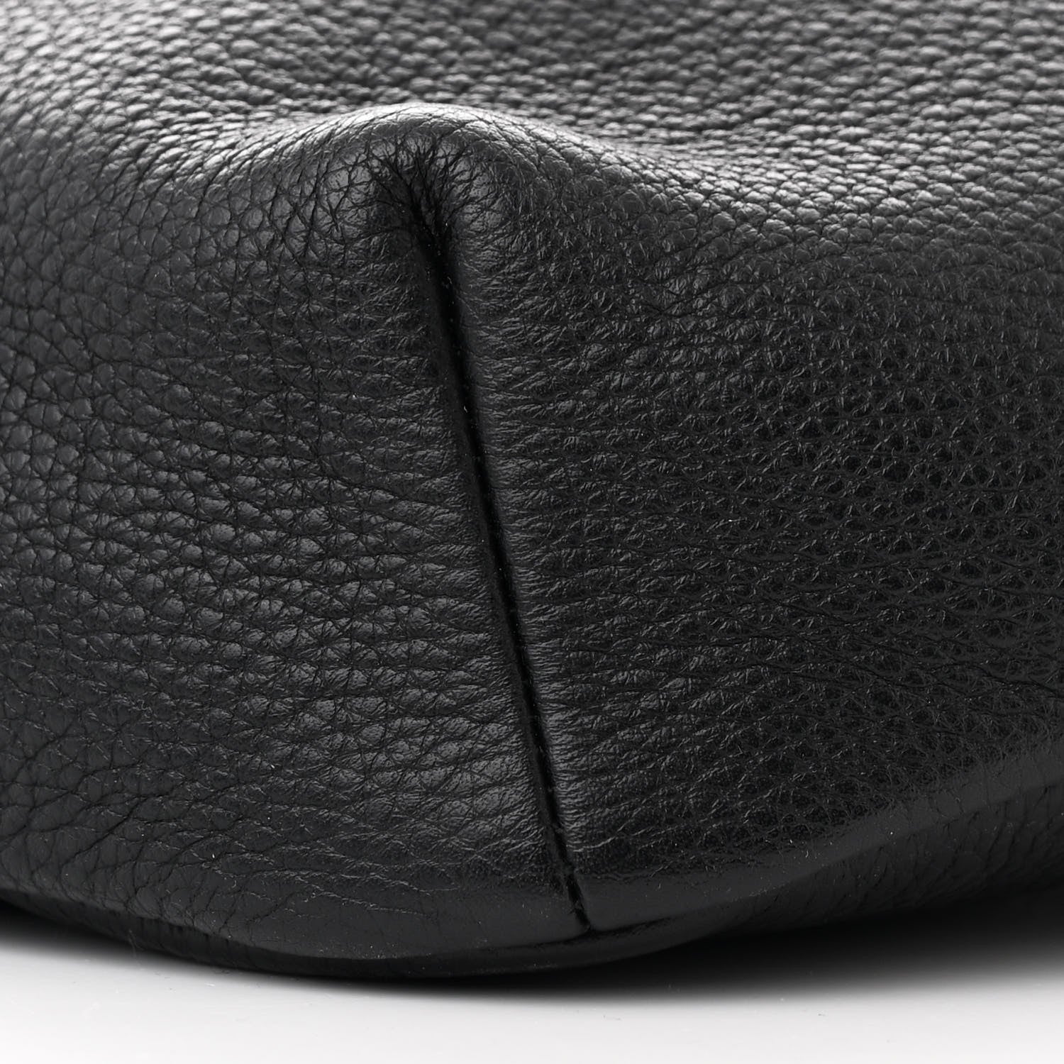 Gucci Grained Calfskin Logo Belt Bag Black 10 of 10