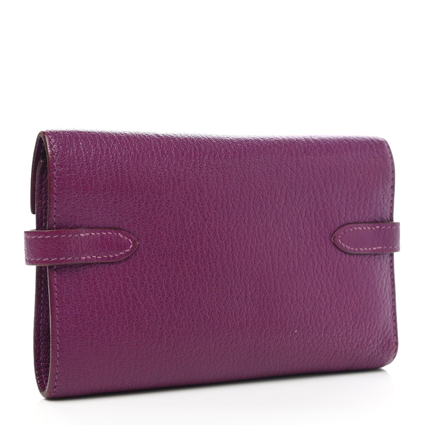 Chevre Mysore Medium Kelly Wallet Anemone