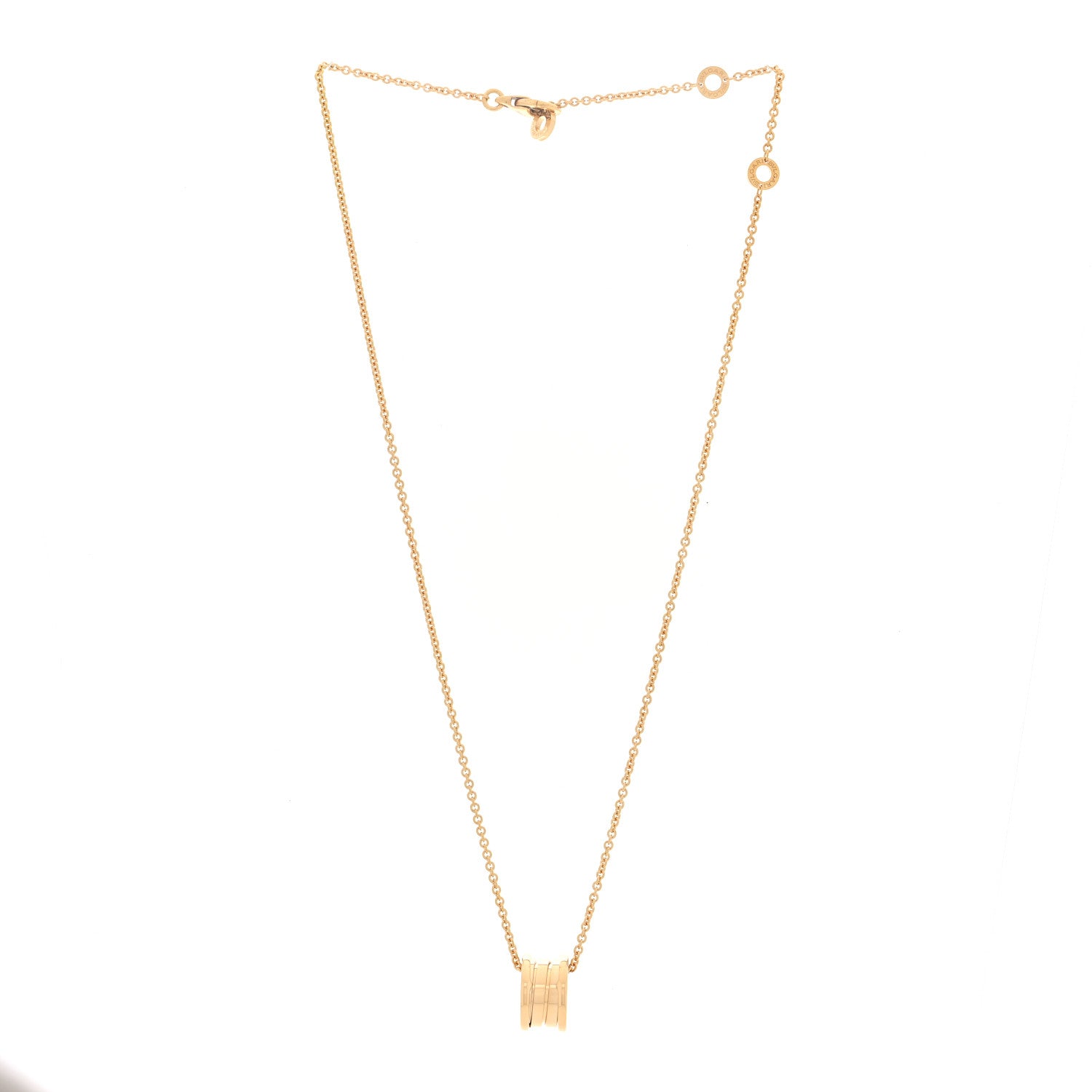 Bulgari 18K Yellow Gold B.Zero1 Pendant Necklace 3 of 6
