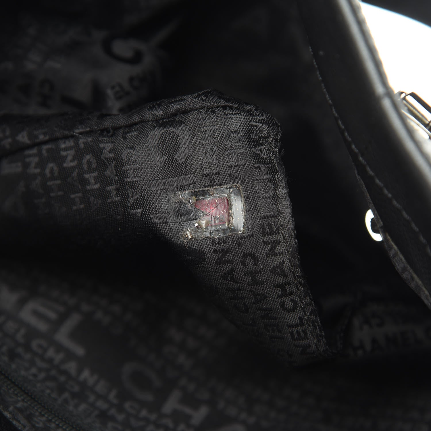Chanel Caviar Square Stitched Tote Black 7 of 14