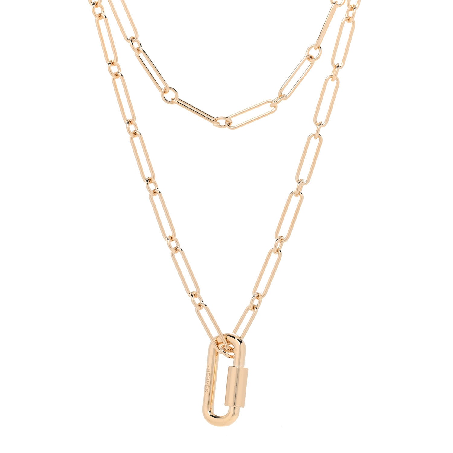 Hermes Permabrass Curiosite Long Necklace 1 of 7