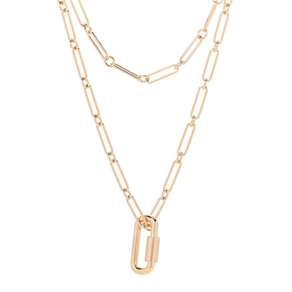 Hermes Permabrass Curiosite Long Necklace 1 of 7