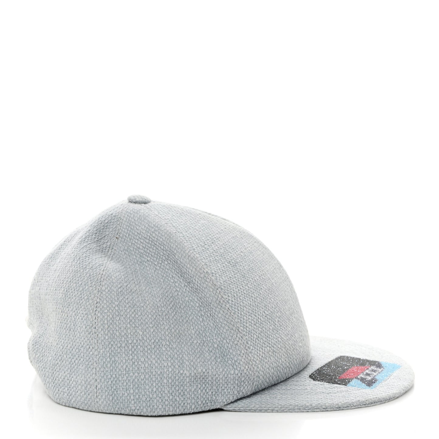 Tweed Sequin Airline CC Cap Hat Light Blue