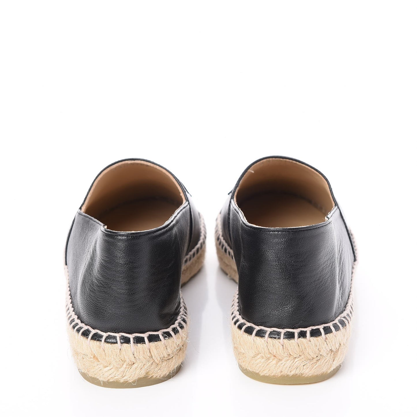 Lambskin CC Espadrilles 41 Black