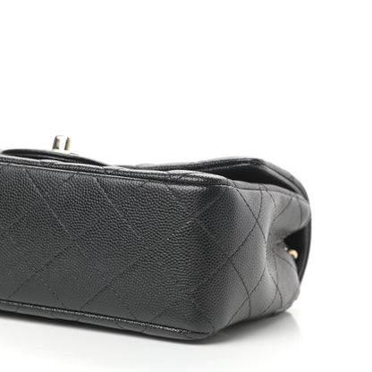Chanel Caviar Quilted Mini Rectangular Flap Black 9 of 10