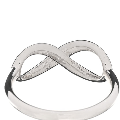 Tiffany Sterling Silver Infinity Ring 54 6.75 6 of 6