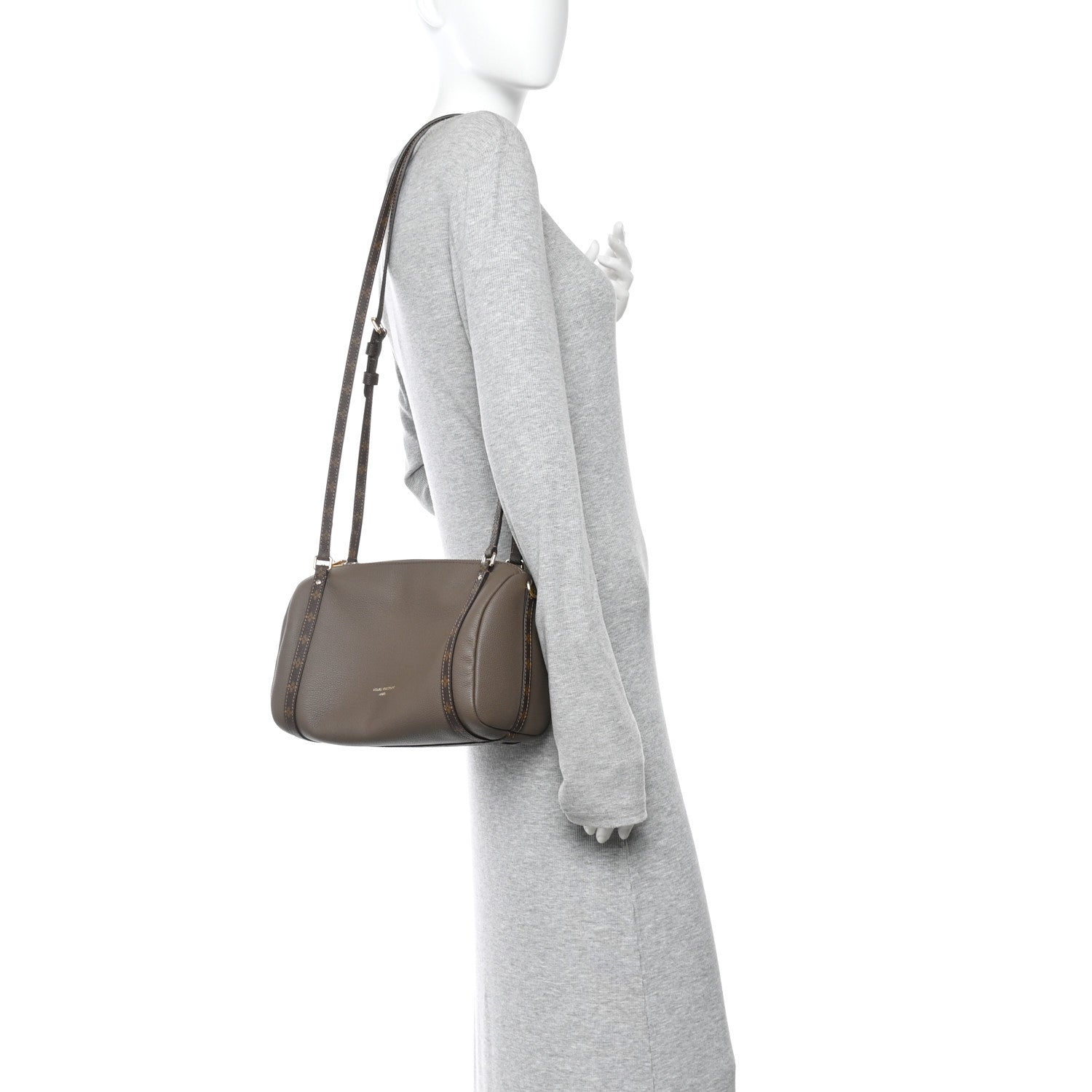 Louis Vuitton Calfskin Monogram Express PM  Smoke Gray 2 of 9