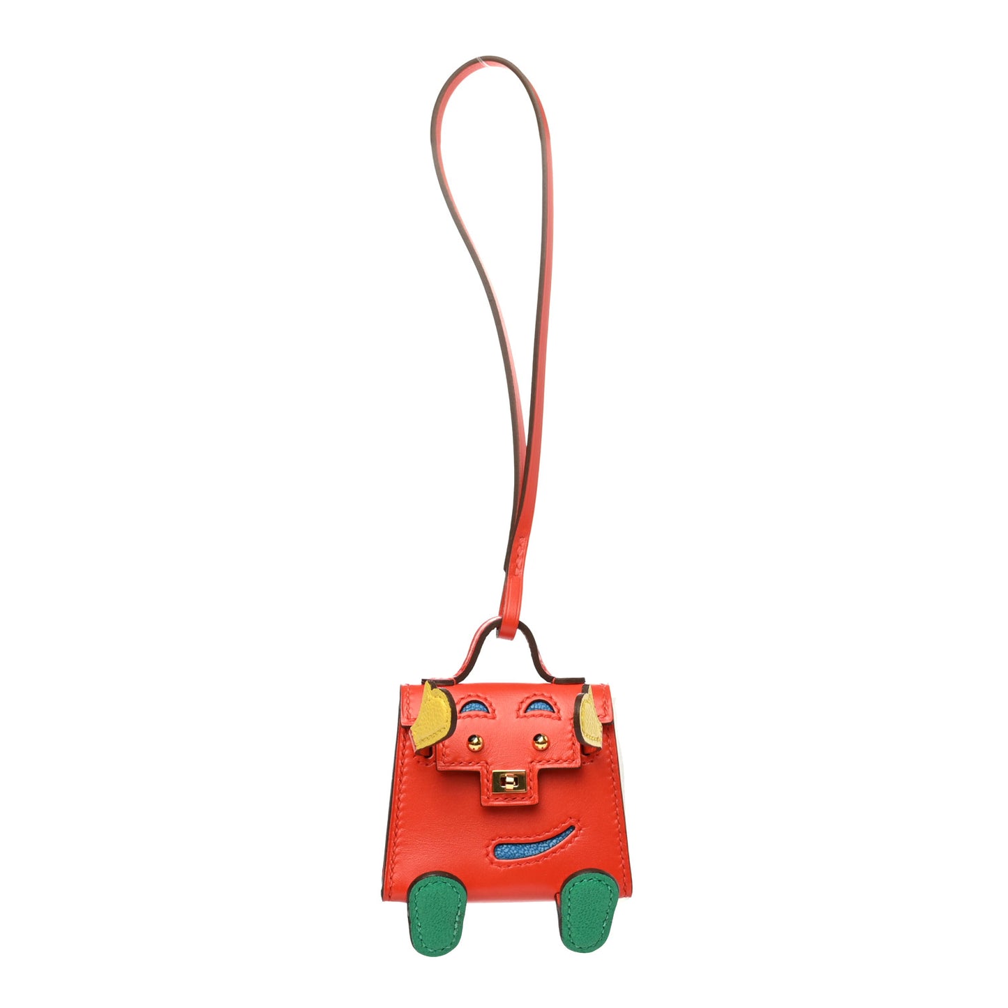 Tadelakt Chevre Mysore Kelly Quelle Idole Bag Charm Capucine Jaune De Naples Vert Vertigo Zanzibar